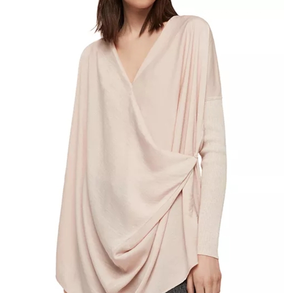 All Saints Erma Cowl Neck Convertible Top - Picture 3 of 9